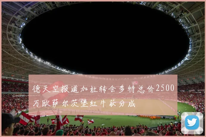 德天空报道加杜转会多特总价2500万欧萨尔茨堡红牛获分成